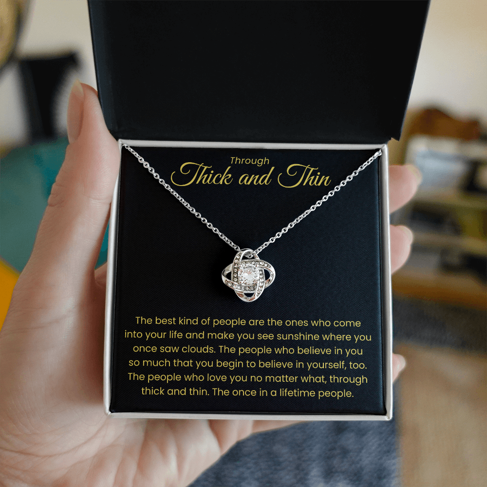 Love Knot Necklace - Through Thick and Thin