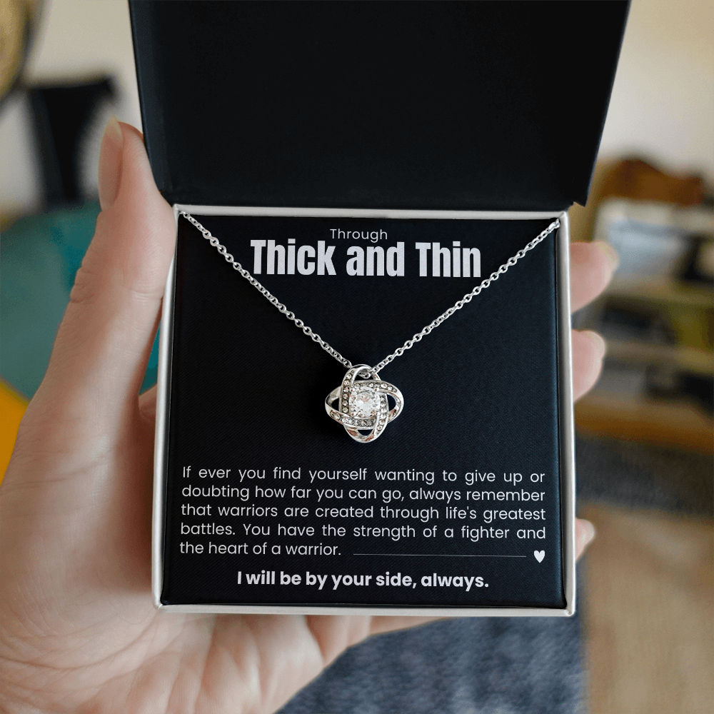 Love Knot Necklace - Through Thick and Thin