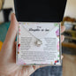 To My Daughter In Law, Love Knot Necklace