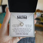 To My Beautiful Mom, Love Knot Necklace