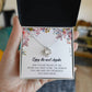 Enjoy The Next Chapter, Love Knot Necklace