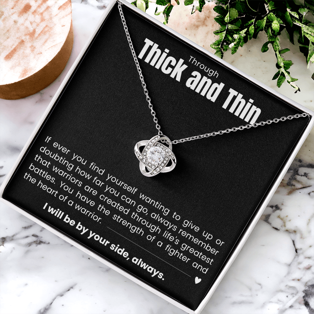 Love Knot Necklace - Through Thick and Thin