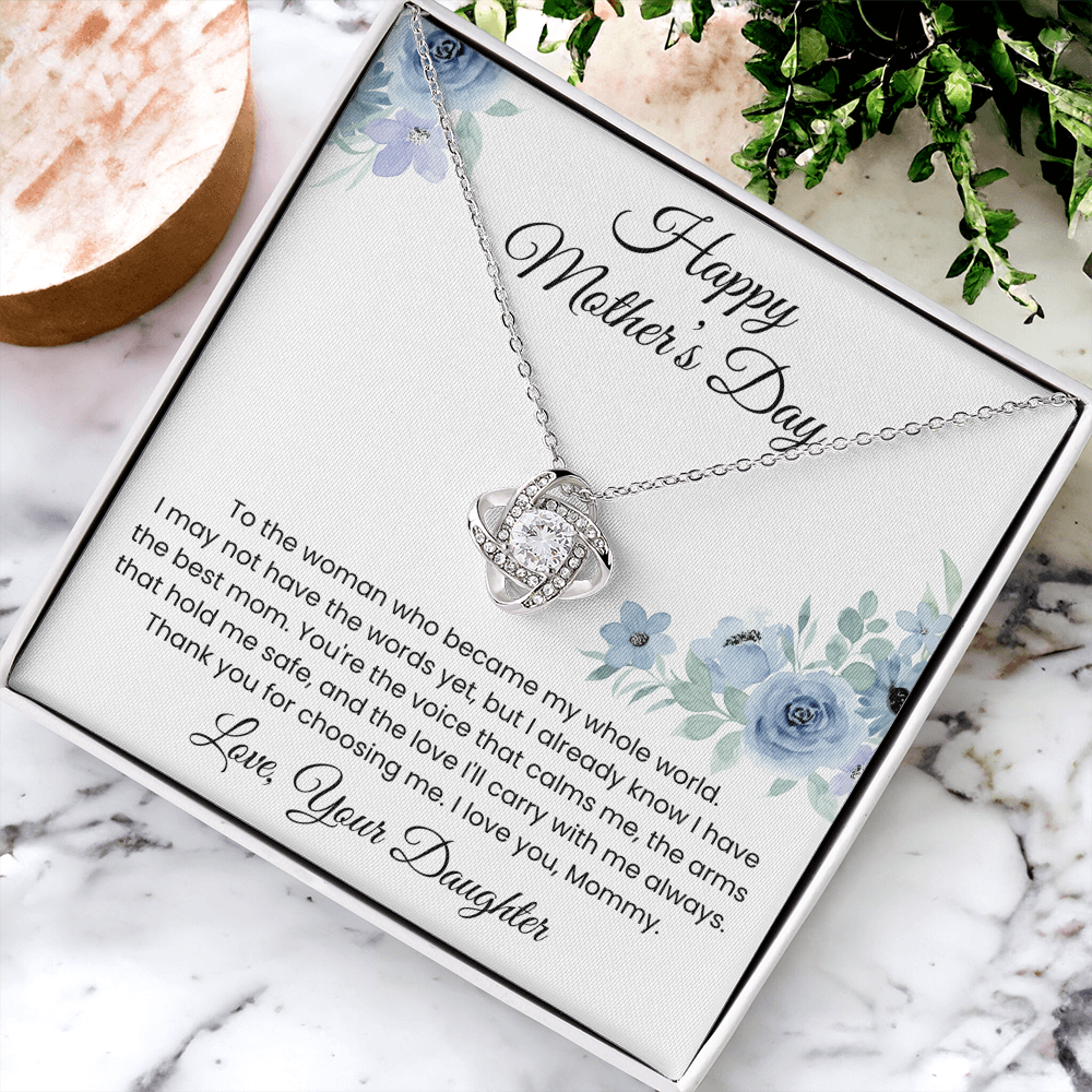 Love Knot Necklace - Happy Mother's Day