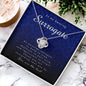 Love Knot Necklace, Surrogate Gift, Appreciation Gift, Thank You Gift, Best Gift Idea, Jewelry Card for Her
