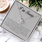 I Am Sorry, Love Knot Necklace