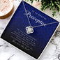 Love Knot Necklace, Preceptor Gift, Appreciation Gift, Thank You Gift, Best Gift Idea, Jewelry Card for Her