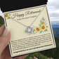 Love Knot Necklace - Happy Retirement, Enjoy The Next Chapter