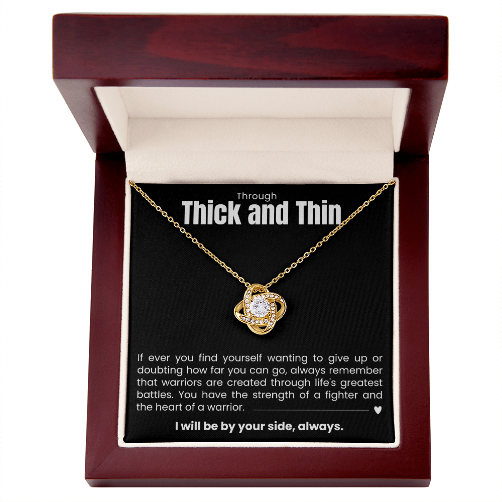 Love Knot Necklace - Through Thick and Thin