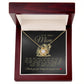 To My Bonus Mom "Thank You For Loving Me As Your Own" Love Knot Necklace