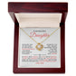 To My Beautiful Daughter "I Love You Forever & Always" Love Knot Necklace