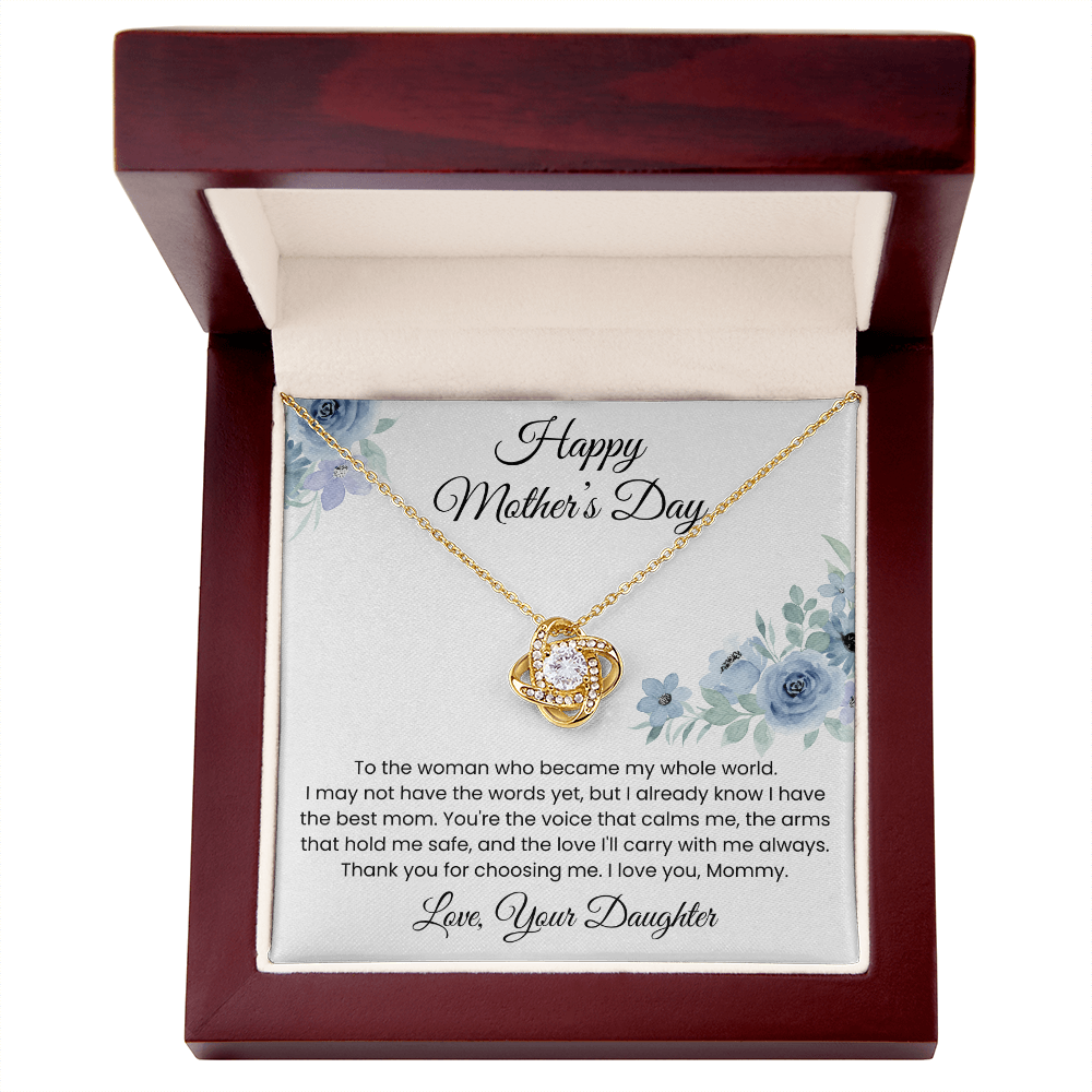 Love Knot Necklace - Happy Mother's Day
