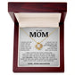 To My Mom "I've Loved You My Whole Life" Love Knot Necklace
