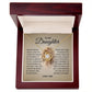 To My Daughter "Believe In Yourself" Love Knot Necklace