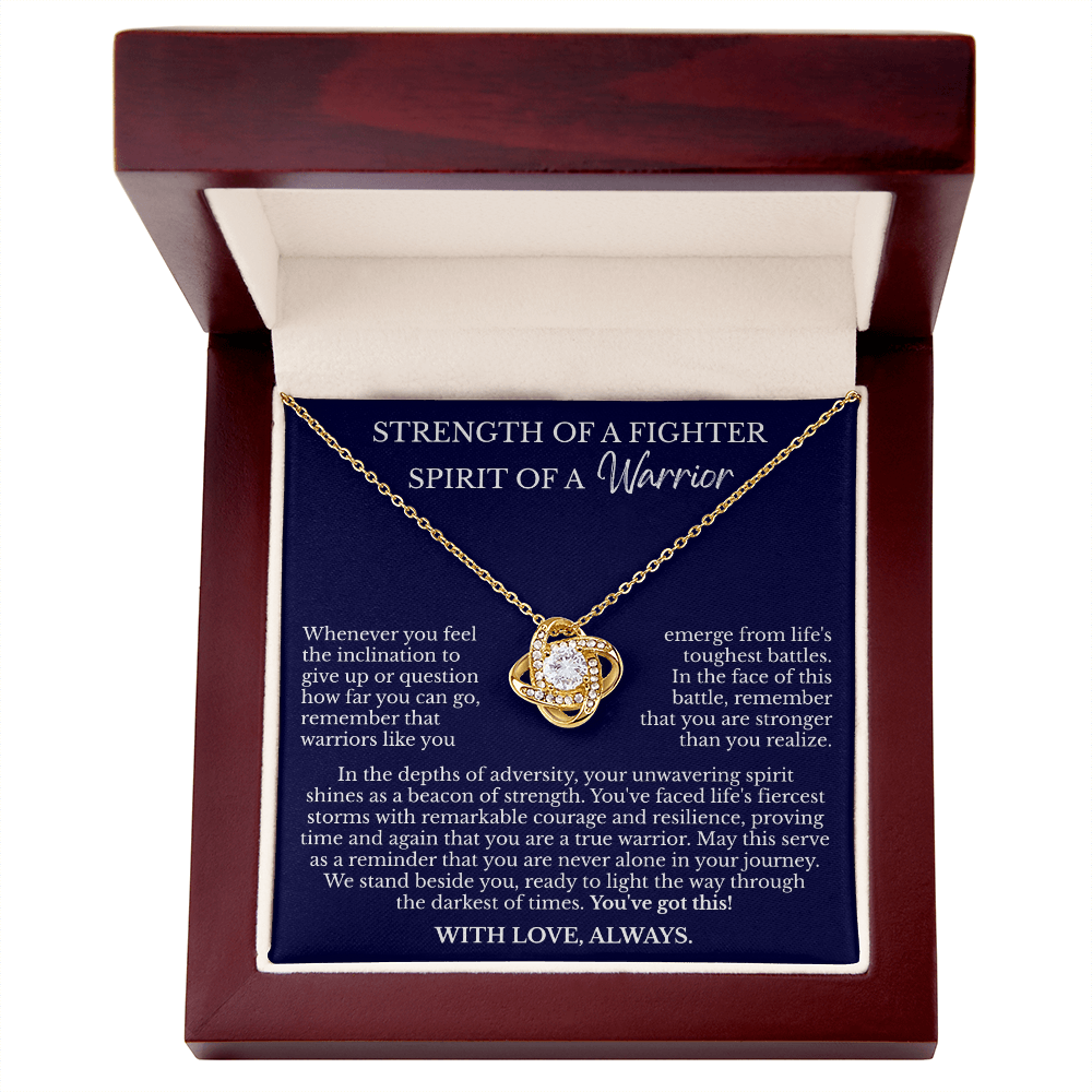 Love Knot Necklace - Spirit Of A Warrior