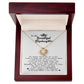 To My Beautiful Stepdaughter "I Will Forever Be Here For You" Love Knot Necklace