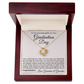 Love Knot Necklace - To Our Granddaughter on Your Graduation Day