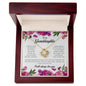 To My Granddaughter, Love Knot Necklace