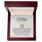 To My Mom on My Wedding Day, Love Knot Necklace