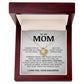 To My Mom "I've Loved You My Whole Life" Necklace