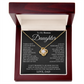 To My Bonus Daughter - Love Knot Necklace