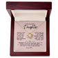 To My Beautiful Daughter "Always Keep Me In Your Heart" Love Knot Necklace