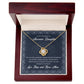 To My Wonderful Awesome Daughter, Love Knot Necklace