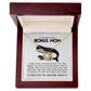 To My Beautiful Bonus Mom "Love You No Matter WHat Love Knot Necklace