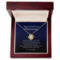 Love Knot Necklace, Happy Twenty Five Year Anniversary