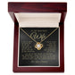 To My Beautiful Wife, Love Knot Necklace