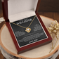 To My Dear Daughter - Love Knot Necklace