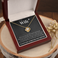 Love Knot Necklace - To My Wife "I Love You"
