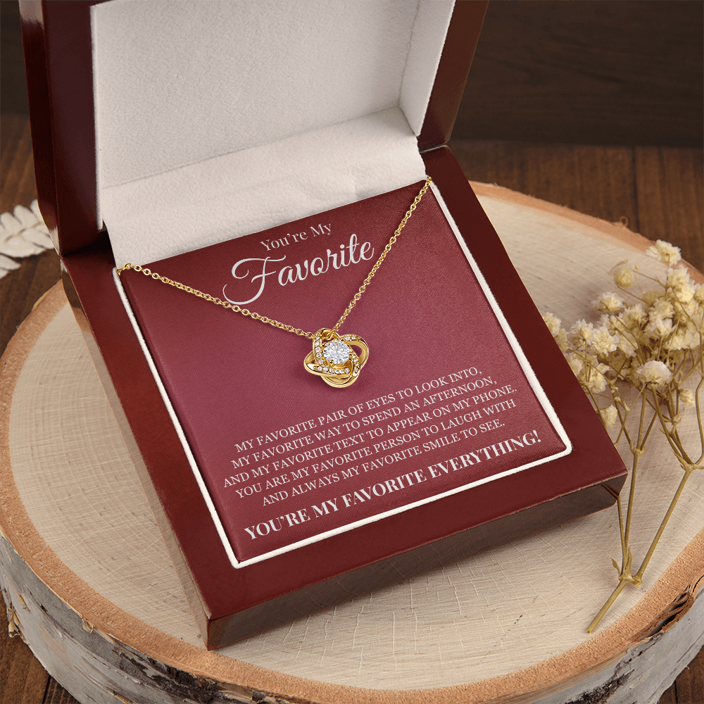Love knot Necklace - To My Favorite Women