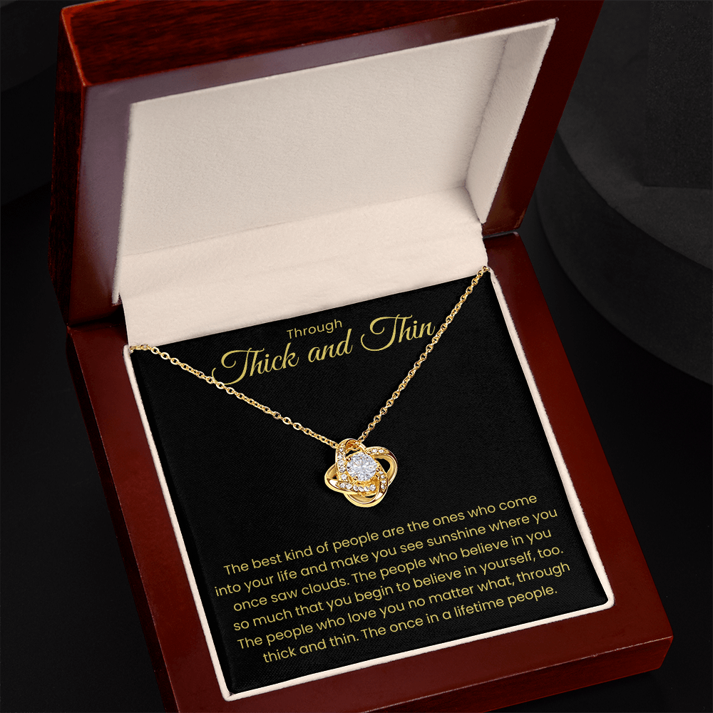 Love Knot Necklace - Through Thick and Thin