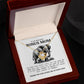 To My Bonus Mom "Thank You For Loving Me As Your Own" Love Knot Necklace