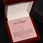To My Bonus Daughter, Love Knot Necklace