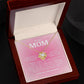To My Mom "I've Loved You My Whole Life" Love Knot Necklace