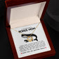 To My Beautiful Bonus Mom "Love You No Matter WHat Love Knot Necklace
