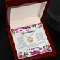 To My Granddaughter, Love Knot Necklace