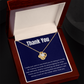 Love Knot Necklace - Thank You