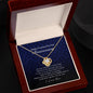 Love Knot Necklace, Happy Twenty Five Year Anniversary