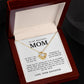 To My Beautiful Mom "You Are Precious" Love Knot Necklace