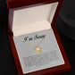 I Am Sorry, Love Knot Necklace