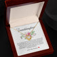 To My Granddaughter, Love Knot Necklace