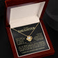 To My Daughter "Never Forget That I Love You" Love Knot Necklace