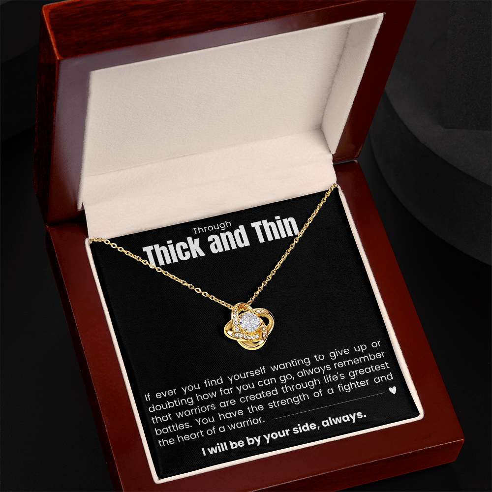 Love Knot Necklace - Through Thick and Thin