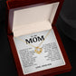 To My Mom "You've Been Through it All" Love Knot Necklace