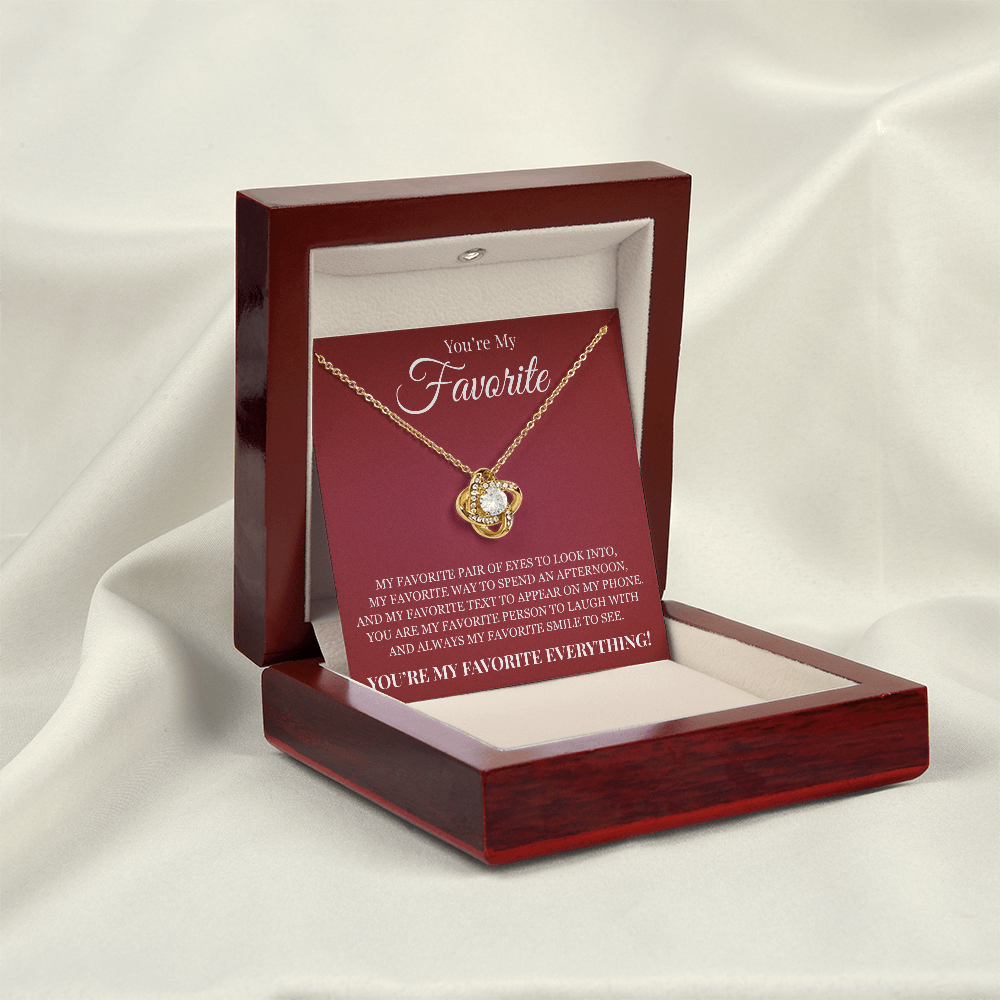 Love knot Necklace - To My Favorite Women