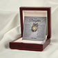 To My Daughter "I Believe In You" Love Knot Necklace