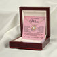 To My Boyfriend's Mom "I Fell In Love With Your Son" Love Knot Necklace