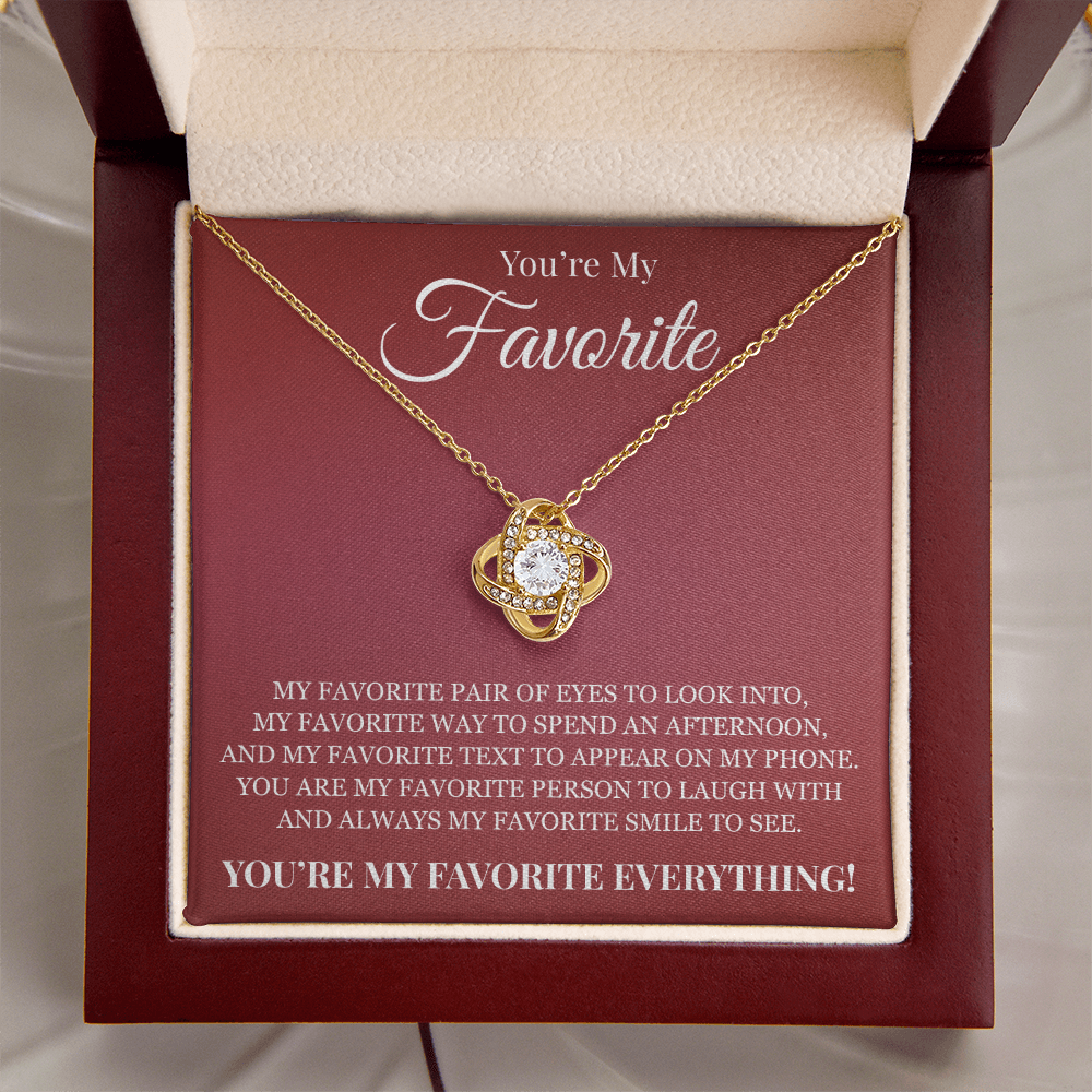 Love knot Necklace - To My Favorite Women